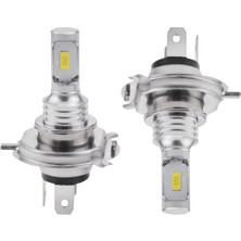 Hbemirror 2x H4 9003 Hb2 6000K Süper Beyaz Csp LED Far Ampul Kiti Yüksek Düşük Işın Canbus (Yurt Dışından)
