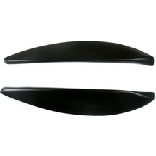 Hbemirror Araba Ön Far Lambası Kaşları Göz Kapakları Kalıplama Kapak Trimler Opel Vauxhall Astra H Mk5 2004 - 2009 2007 2008 (Yurt Dışından)