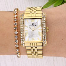 Daniel Klein DKE.1.10809-2 Bileklik Hediyeli kadın Kol Saati