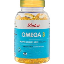 Balen Omega 3 Norveç Balıklı 100 Kapsül
