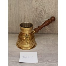 Miamantra Pirinç Cezve Ağzı Dar 4 Inç Sarı