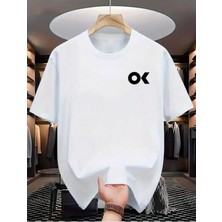 Medinenur Ok Yazı Baskılı Basic T-Shirt