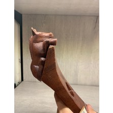 Miamantra Atlı Ahşap Şaraplık / Şişe Standı (34 Cm)
