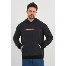 Alexander Gardi Özel Unisex Baskılı Kapüşonlu Kanguru Cepli Sweatshirt (UNX-0017602)