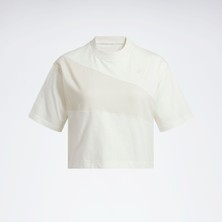 Reebok Ae Vector Top Ekru Kadın Kısa Kol T-Shirt