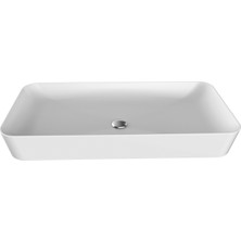 Creavit UL080 Ultra 80 cm Tezgah üstü Çanak Lavabo Beyaz