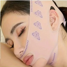 Anında Yüz Germe & Kontur Maskesi - V-Line Şekilli, Yüz Germe Kemeri, Çene Maskesi, Gıdı Maskesi