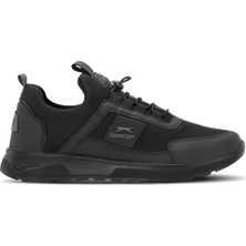 Slazenger TADDEO I Erkek Sneaker Koşu & Yürüyüş Ayakkabısı Siyah / Siyah