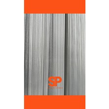 Lüx Elegance Modern Çelik Tül 1/3 Sık Pile