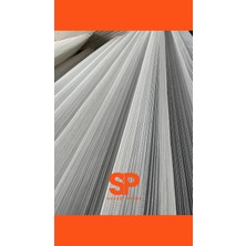 Lüx Elegance Modern Çelik Tül 1/3 Sık Pile