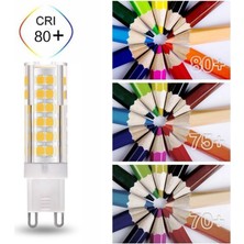 Sonreyon 10 Adet G9 LED Ampül 7 Watt 75 LED ( Beyaz Işık ve Sarı Işık )