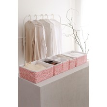 Rek Home 6'lı Yaprak Desenli Çocuk Odası Dolap Çamaşır Çekmece Içi Düzenleyici Kutu Saklama Kutusu Organizer