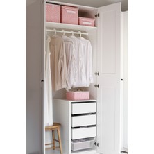 Rek Home 6'lı Yaprak Desenli Çocuk Odası Dolap Çamaşır Çekmece Içi Düzenleyici Kutu Saklama Kutusu Organizer