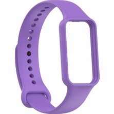 Azfit Band 7 / Smart Band 2 / Mi Band 8 Active Uyumlu Jel Yumuşak Silikon Kordon/kayış