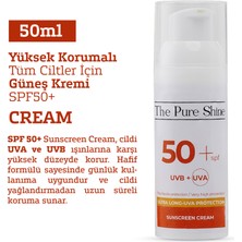 The Pure Shine Çok Yüksek Korumalı Tüm Ciltler Için Güneş Kremi Spf 50+