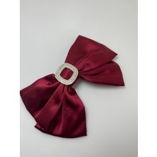 Makmery Accessory Saten Taşlı Fiyonk Toka