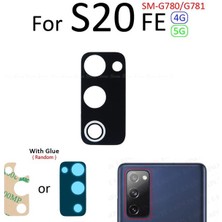 Tkgz Samsung Galaxy S20 Fe Arka Kamera Camı Lens Yapışkanlı