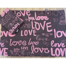 She&Co Tek Kişilik Genç  Kapitoneli Yatak Örtü Seti- Love