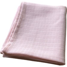 Kido & Kidos Bebek 85X75 Pembe Müslin Örtü, 1 Diş Kaşıyıcı,1 Önlük,2 Mendil,5 Li TAKIM, Pamuk