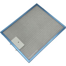 İcanpares 266X323 mm (26.6X32.3 Cm) Arka Tırnak Arası 125 mm Aspiratör Davlumbaz Metal Yağ Filtresi, Kumtel Uyumlu DP6X