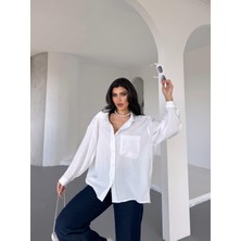 New Season  Modal Oversize Gömlek Standart / Oversize Gömlek