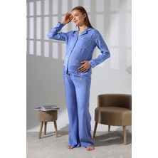 Likapa Likapashop Viskon Uzun Kollu Hamile Pijama Takımı