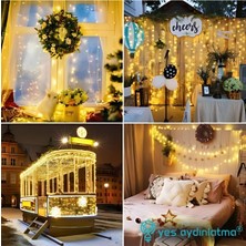 Yes Lighting Şeffaf Kablo 3 Metre Ip LED Pilli Gün Işığı