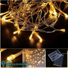 Yes Lighting Şeffaf Kablo 3 Metre Ip LED Pilli Gün Işığı