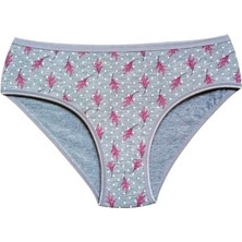 Mbb E-Ticaret Pamuklu Geniş Kenarlı Likralı Desenli Bato Kadın Külot Desen 2