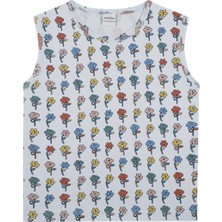 Antebies Grafik Çiçek Şortlu Pijama