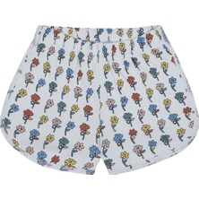Antebies Grafik Çiçek Şortlu Pijama