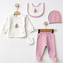 Aziz Bebe 5335 Kız Bebek Pembe 5'li Hastane Çıkışı