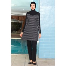 REMSA Likralı Tam Kapalı Tesettür Mayo 1272 Siyah