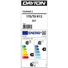 Dayton 175/70 R13 82T Tourıng 2 Oto Yaz Lastiği (Üretim Yılı:2025)