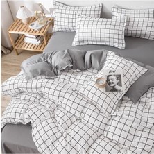 Rimo Home Çift Kişilik Çift Taraflı Nevresim Takımı Kareli