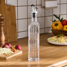 Karaca Daisy Cam Dikdörtgen Yağdanlık 500 ml Şeffaf