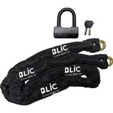 Güçlendirilmiş Çelik 1.8 Metre Motorsiklet Scooter Zinciri Motorsiklet Disk Kilit Zincir U Lock
