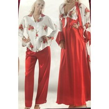 Nurteks Saten Pijama Takım