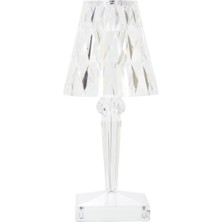 Valle Home Kristal Dokunmatik & Şarjlı Kumandalı LED Masa Lambası