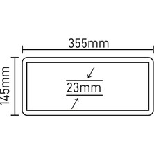 MX-7002 Sağ Sol Çift Yönlü Acil Çıkış Armatürü