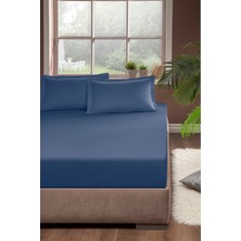 Pierre Cardin Pamuk Lastikli Çarşaf 160X200 Indigo