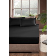 Pierre Cardin Pamuk Lastikli Çarşaf 160 x 200 Siyah