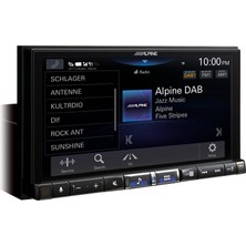 Alpine ILX-705D 2dın Premium Dijital Medya Istasyonu, Dab+ Dijital Radyo Özellikli Araç Stereo Sistemi, Apple Carplay ve Android Auto Uyumluluğu