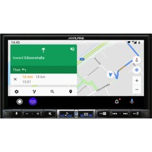 Alpine ILX-705D 2dın Premium Dijital Medya Istasyonu, Dab+ Dijital Radyo Özellikli Araç Stereo Sistemi, Apple Carplay ve Android Auto Uyumluluğu