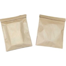 100'LÜ Mini Boy Takı & Hediye Kese Kağıdı – (8X13X5 Cm, Kahverengi, Küçük Hediyeler Için)