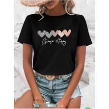 Medinenur Chooce Baskılı Basic T-Shirt