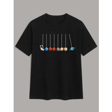 Medinenur Astronot Baskılı Basic T-Shirt