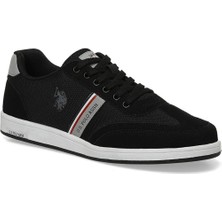 U.s. Polo Assn. Kares Siyah Erkek Sneaker Spor Ayakkabı