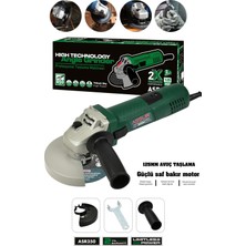 Assur 850W Avuç Taşlama Makinesi 125mm Bakır Sargılı Spiral Yüksek Performans ve Dayanıklı Tasarım