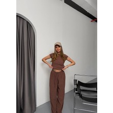 ✨yeni Sezon  & New Season ✨  Summer Collection Ağaç Kabuğu Basic Takım